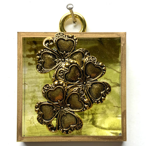 Acrylic Frame with Clovers / Slight Imperfections (2