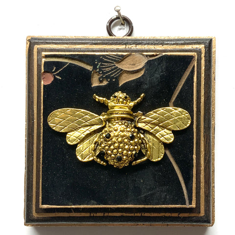 Wooden Frame with Queen Bee on Coromandel (4
