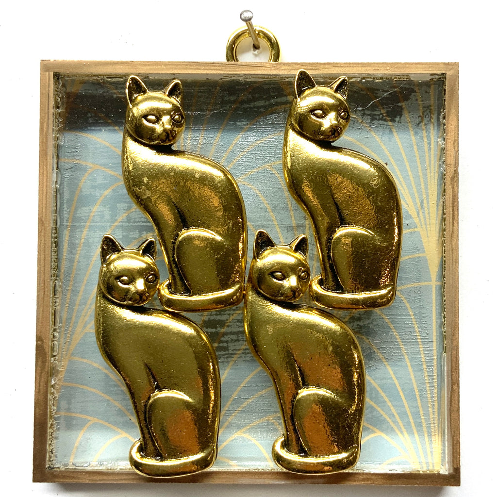 Acrylic Frame with Cats / Slight Imperfections (4