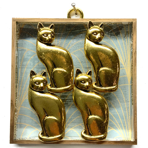 Acrylic Frame with Cats / Slight Imperfections (4