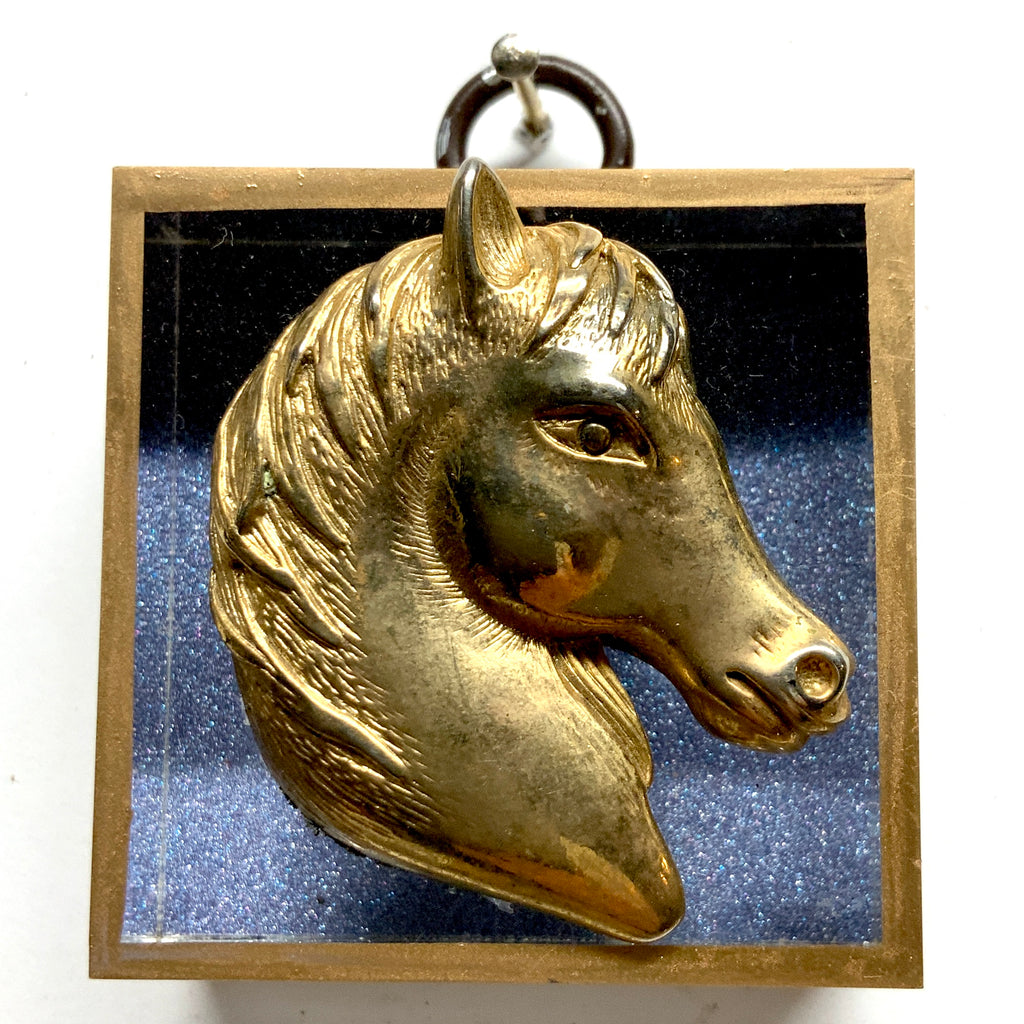 Acrylic Frame with Horse / Slight Imperfections (2