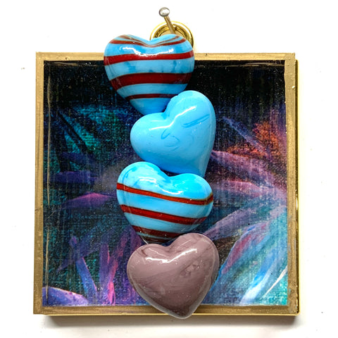 Acrylic Frame with Hearts / Slight Imperfections (3
