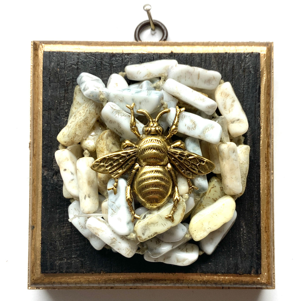 Bourbon Barrel Frame with Grande Bee on Necklace (4
