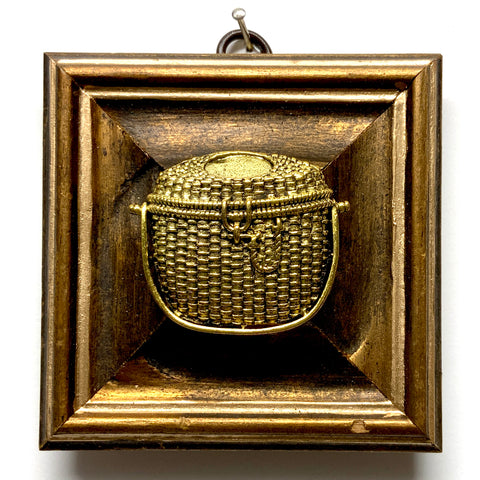 Gilt Frame with Nantucket Basket (3.75