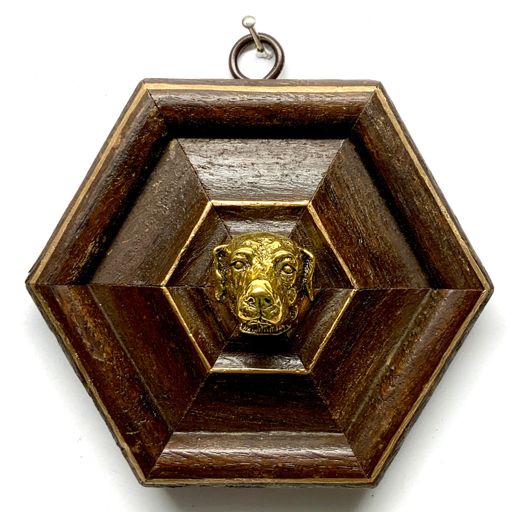 Wooden Frame with Dog (4.75