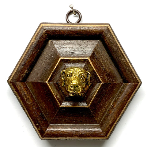 Wooden Frame with Dog (4.75