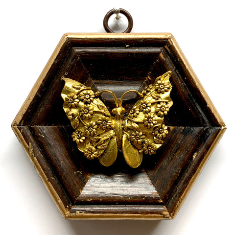 Wooden Frame with Butterfly (4