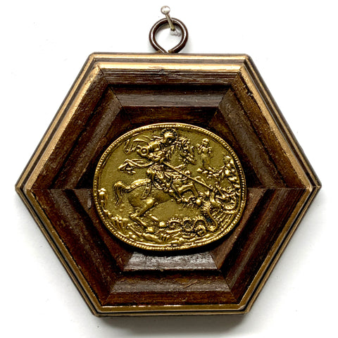 Wooden Frame with Saint George and the Dragon (4.5