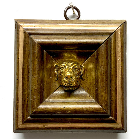 Wooden Frame with Dog (3.75