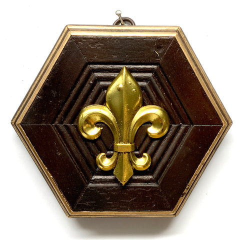 Wooden Frame with Fleur-de-lis (5