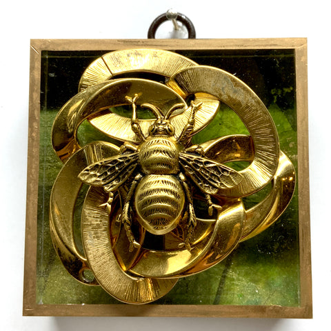 Acrylic Frame with Grande Bee on Brooch / Slight Imperfections (3