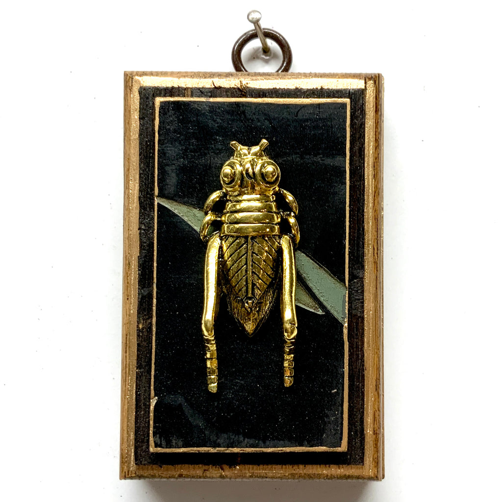 Bourbon Barrel Frame with Grasshopper on Coromandel (2.5