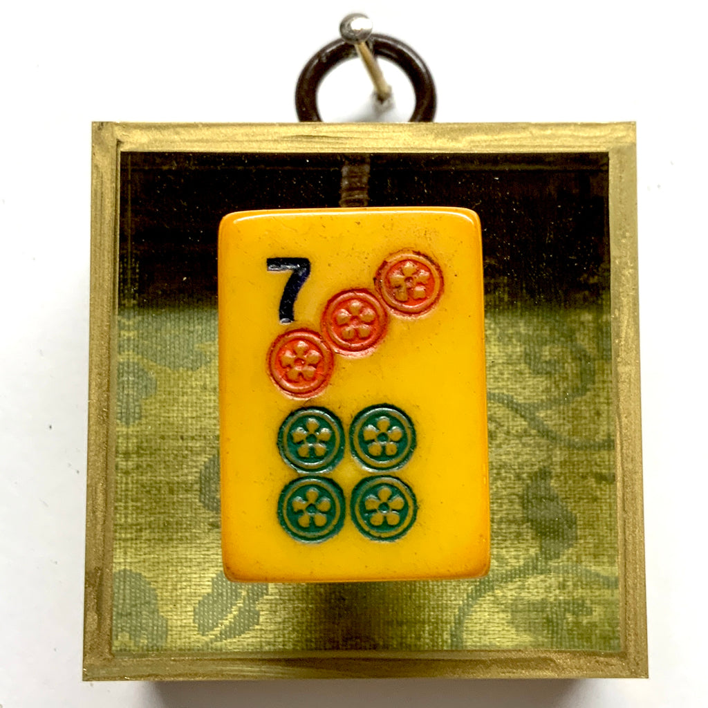 Acrylic Frame with Mahjong / Slight Imperfections (2