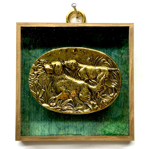 Acrylic Frame with Sporting Dogs / Slight Imperfections (3