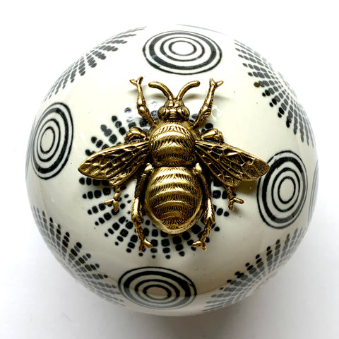 Ceramic Ball Frame with Grande Bee / Slight Imperfections (3