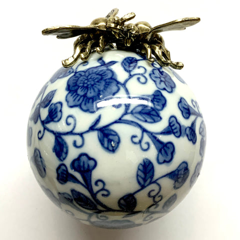 Ceramic Ball Frame with Bees / Slight Imperfections (3