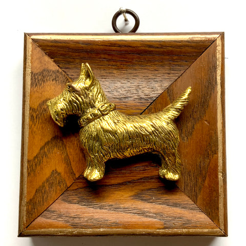 Wooden Frame with Terrier (4