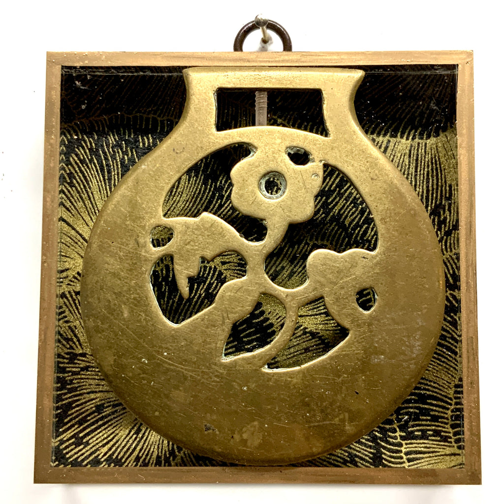 Acrylic Frame with Horse Brass / Slight Imperfections (4