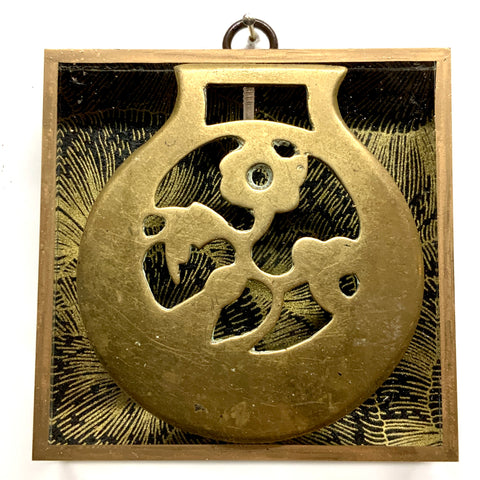 Acrylic Frame with Horse Brass / Slight Imperfections (4