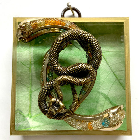 Acrylic Frame with Snake on Bracelet / Slight Imperfections (3