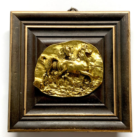 Wooden Frame with Horses (4.75