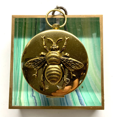 Acrylic Frame with Grande Bee on Compass / Slight Imperfections (3