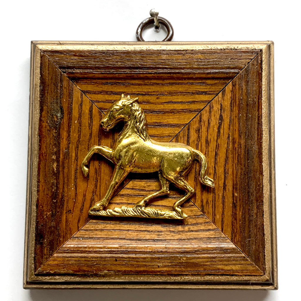 Wooden Frame with Horse (3.5