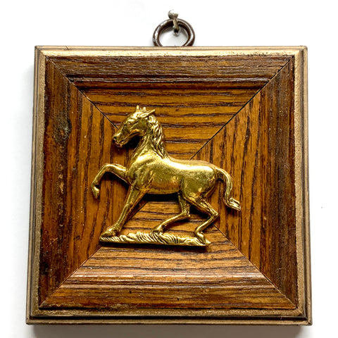 Wooden Frame with Horse (3.5