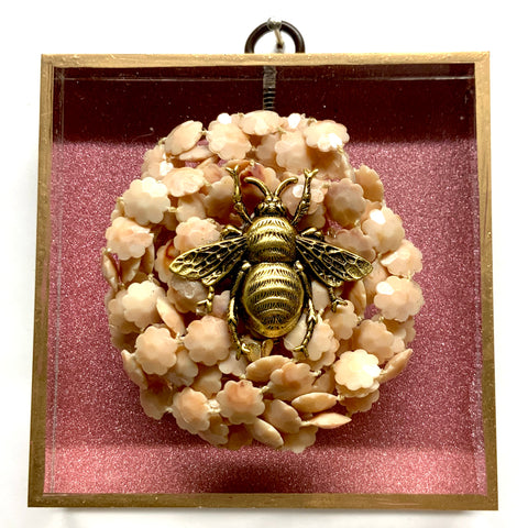 Acrylic Frame with Grande Bee on Necklace / Slight Imperfections (4
