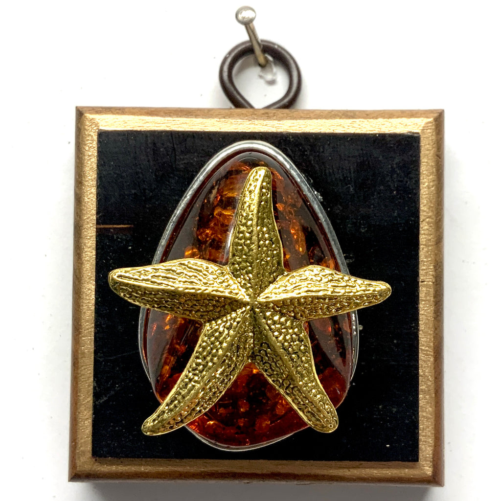 Wooden Frame with Starfish (2.5
