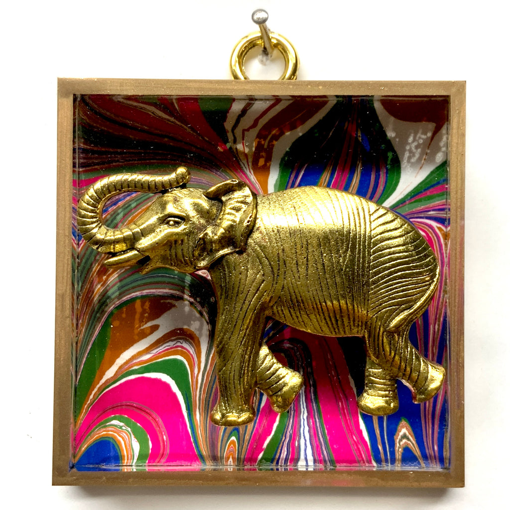 Acrylic Frame with Elephant / Slight Imperfections (3