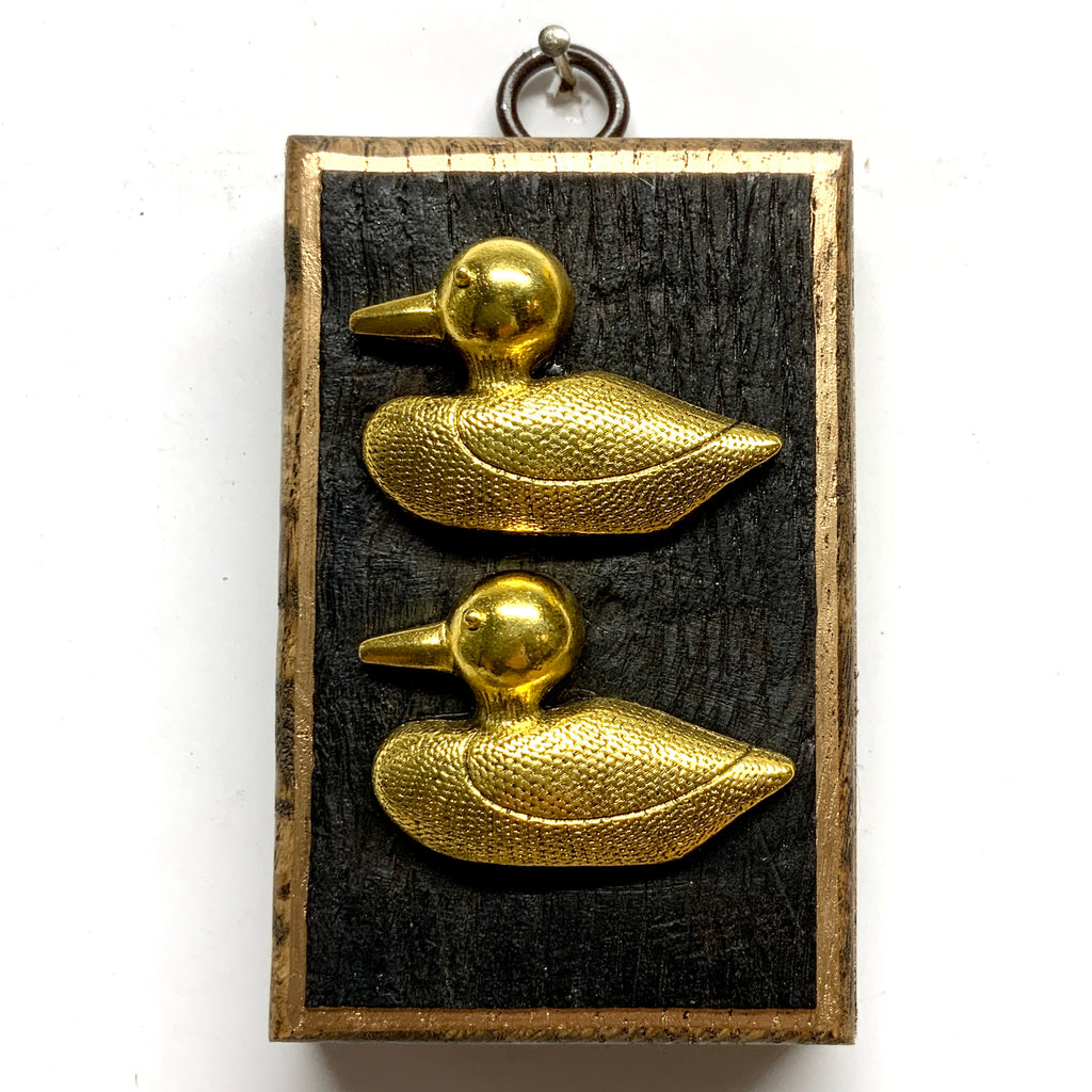 Bourbon Barrel Frame with Ducks (2.5