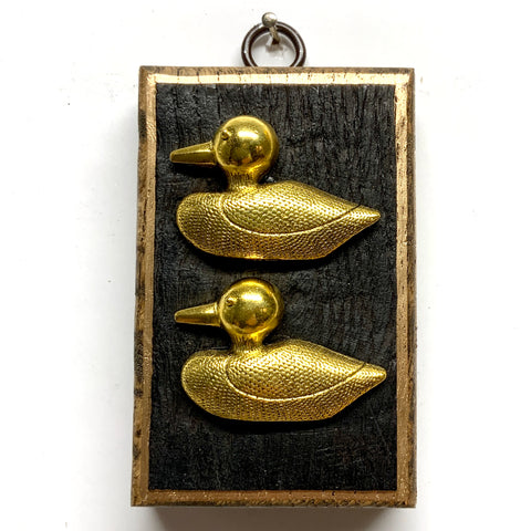 Bourbon Barrel Frame with Ducks (2.5