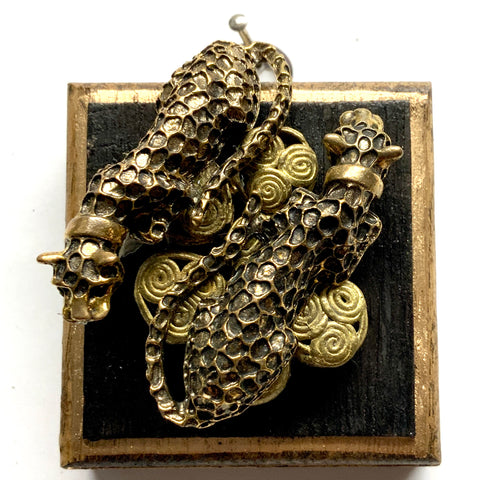 Bourbon Barrel Frame with Leopards on Beads (2.5