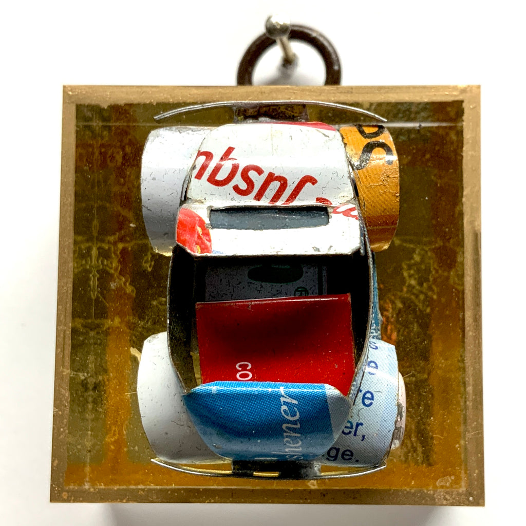 Acrylic Frame with Tin Car / Slight Imperfections (2