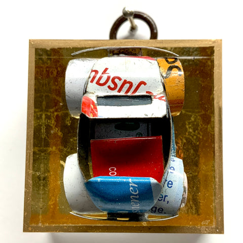 Acrylic Frame with Tin Car / Slight Imperfections (2