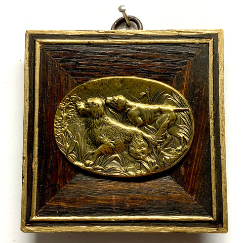 Wooden Frame with Sporting Dogs (3.5