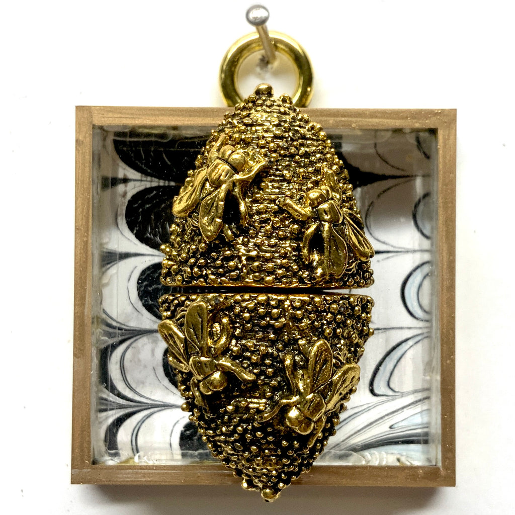 Acrylic Frame with Bee Hives / Slight Imperfections (2