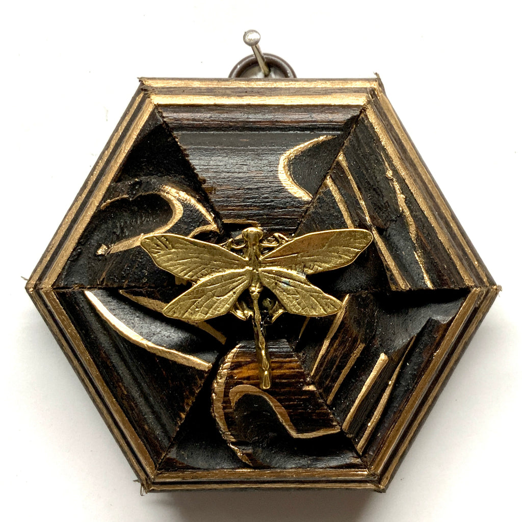 Wooden Frame with Dragonfly (3.5