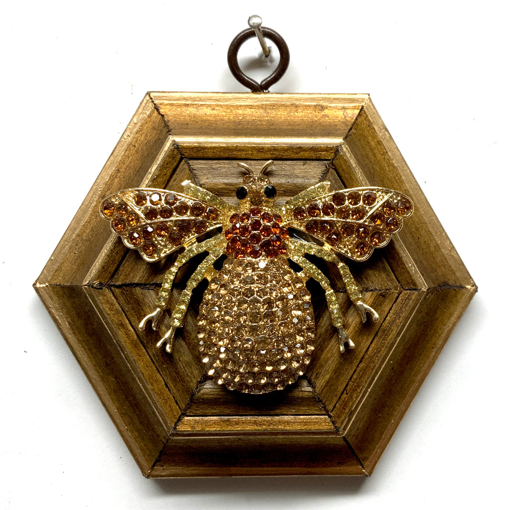 Gilt Frame with Sparkle Bee (4.25