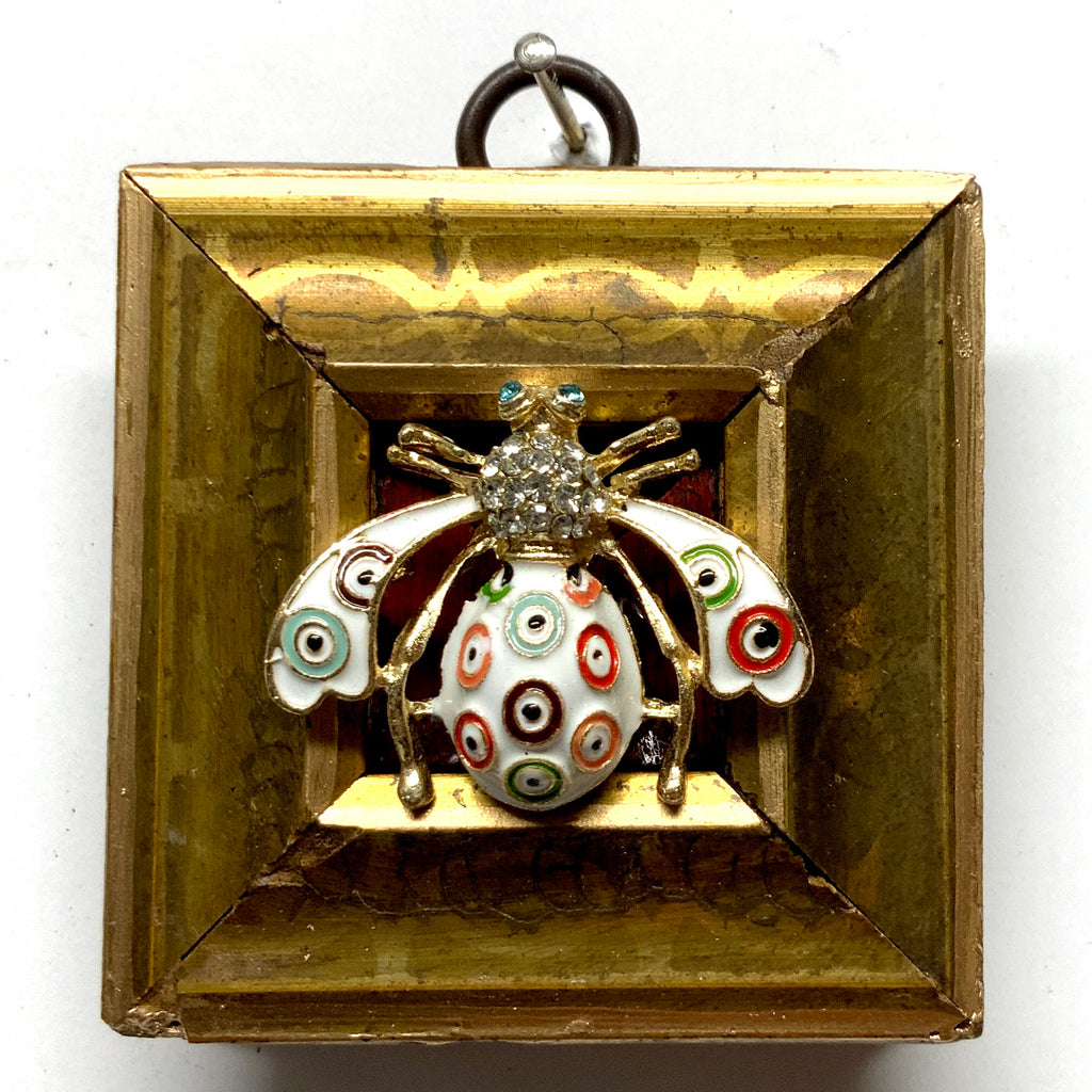 Gilt Frame with Enameled Bee (2.75