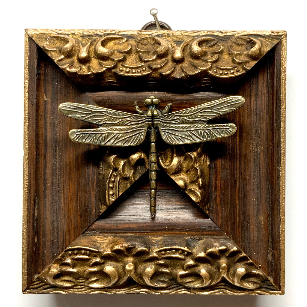 Gilt and Wooden Frame with Dragonfly (4.25