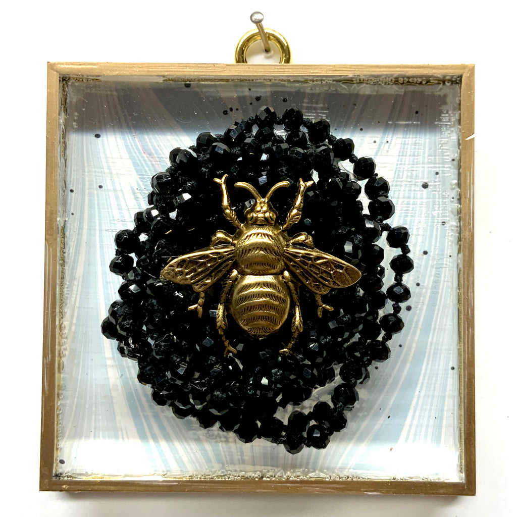 Acrylic Frame with Grande Bee on Necklace / Slight Imperfections (4