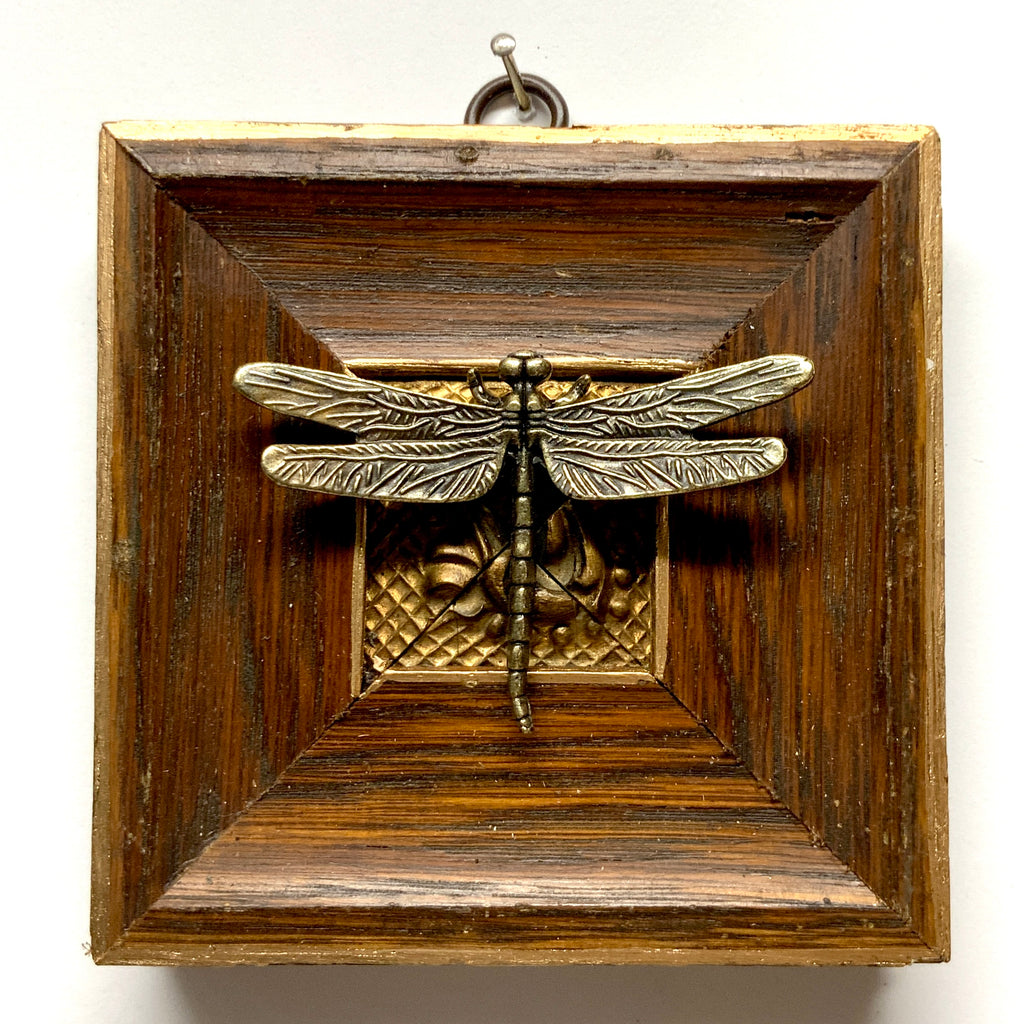 Wooden Frame with Dragonfly (4.25