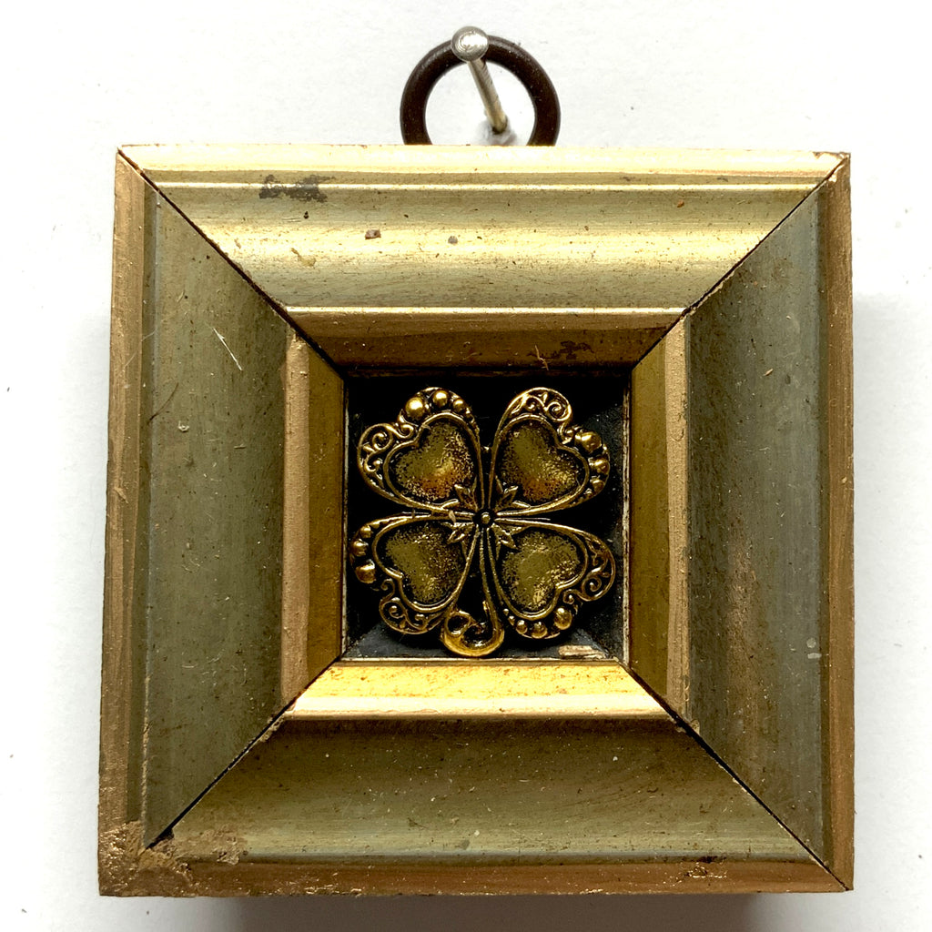 Gilt Frame with Clover (2.75