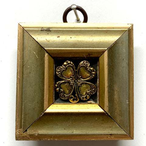 Gilt Frame with Clover (2.75