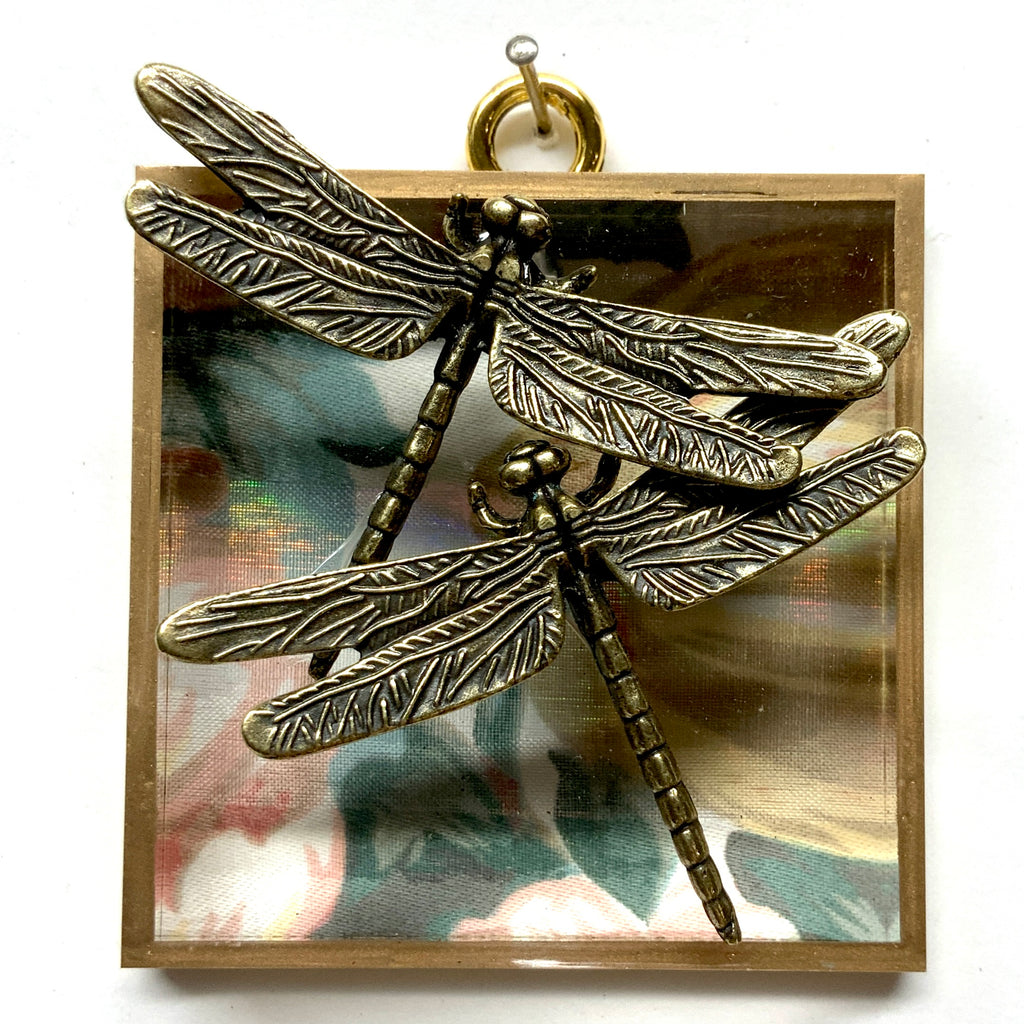 Acrylic Frame with Dragonflies / Slight Imperfections (3
