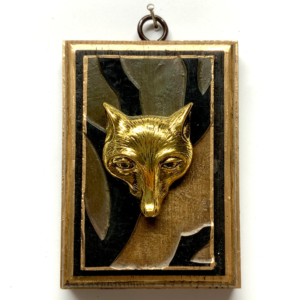 Bourbon Barrel Frame with Fox on Coromandel (3.25