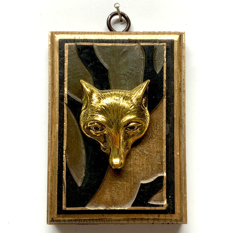 Bourbon Barrel Frame with Fox on Coromandel (3.25