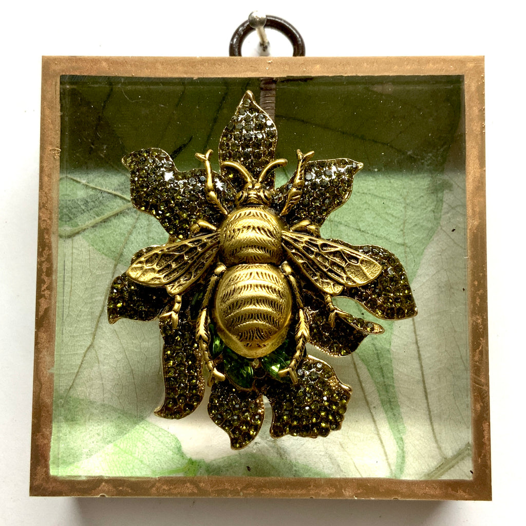 Acrylic Frame with Grande Bee on Brooch / Slight Imperfections (3